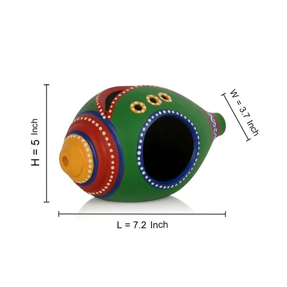 Handcrafted Terracotta Decorative Hanging Birdhouse
