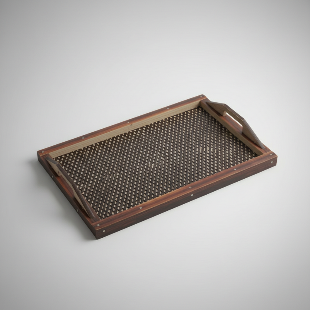 Handcrafted Bamboo Serving Tray