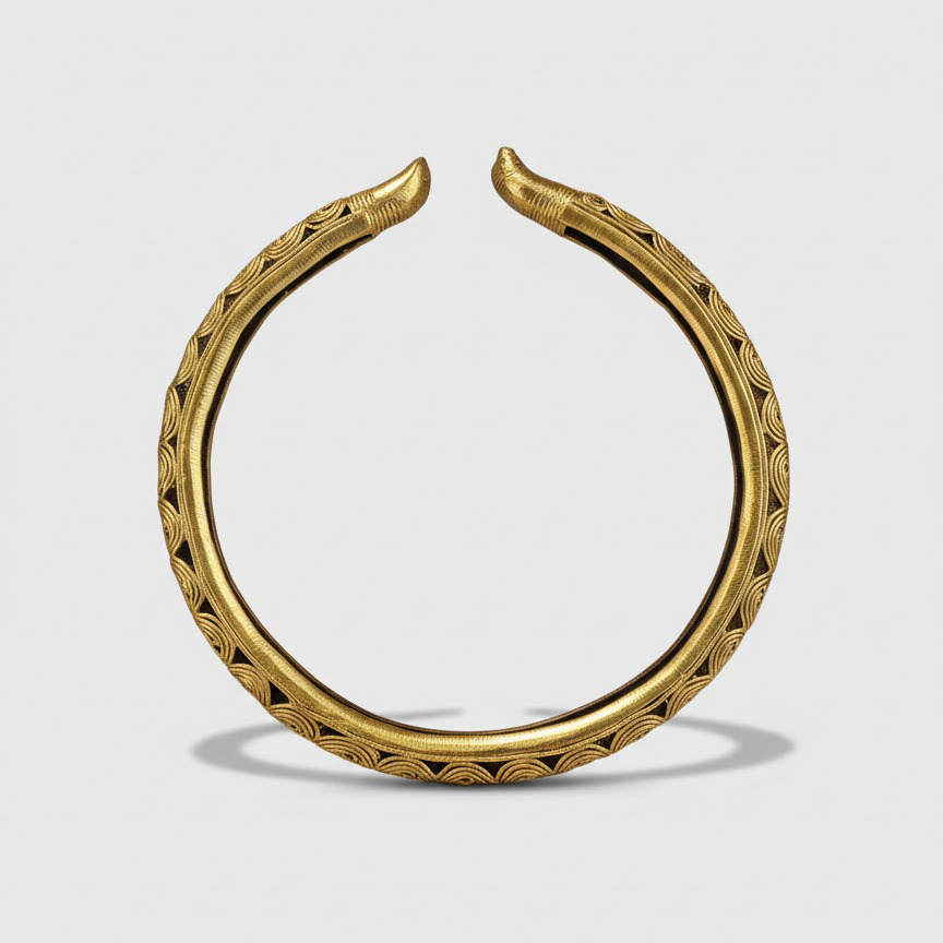 Handcrafted Tribal Brass Bangle